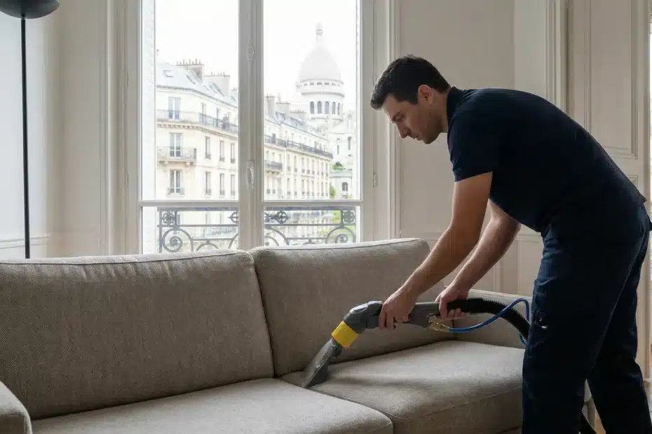 nettoyage canapé Paris 8
